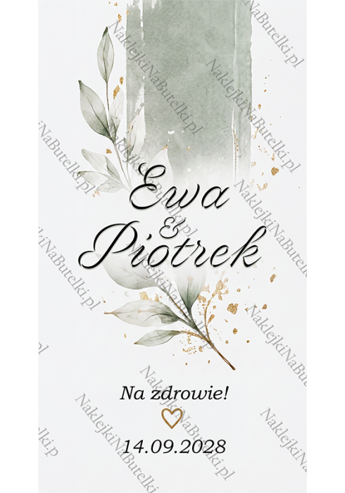 Etykieta wódka weselna Szałwia web.png