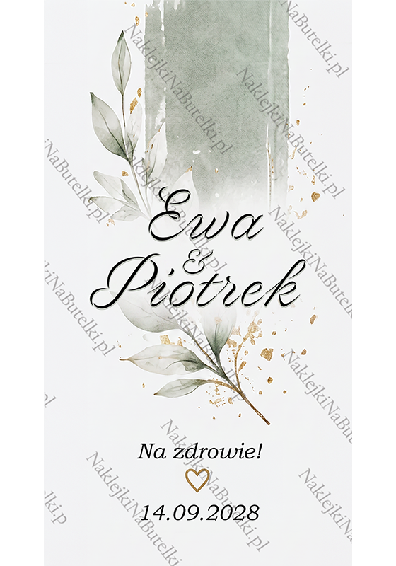 Etykieta wódka weselna Szałwia web.png